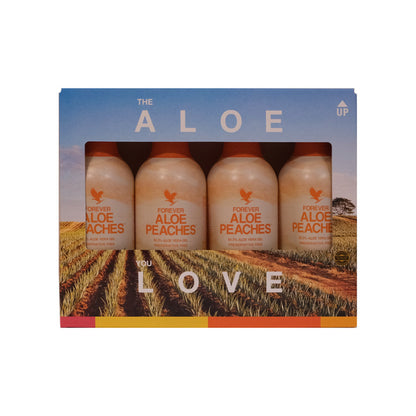4-Pack - Forever Aloe Peaches